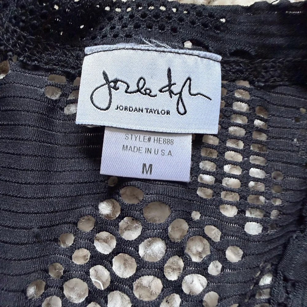 Aqua Black Jordan, Taylor, swimsuit, beach, cover-up Lace Mini Dress - Picture 4 of 4
